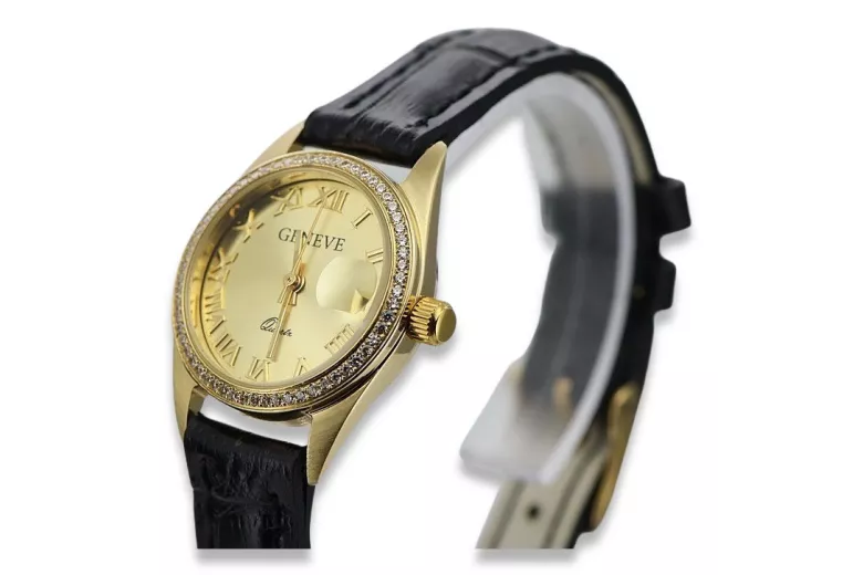 Montre femme en or ★ zlotychlopak.pl ★ Pureté de l&#39;or 585 333 Prix bas !