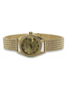 Goldene Herrenuhr Geneve ★ zlotychlopak.pl ★ Gold Reinheit 585 333 Niedriger Preis!