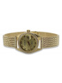 Goldene Herrenuhr Geneve ★ zlotychlopak.pl ★ Gold Reinheit 585 333 Niedriger Preis!