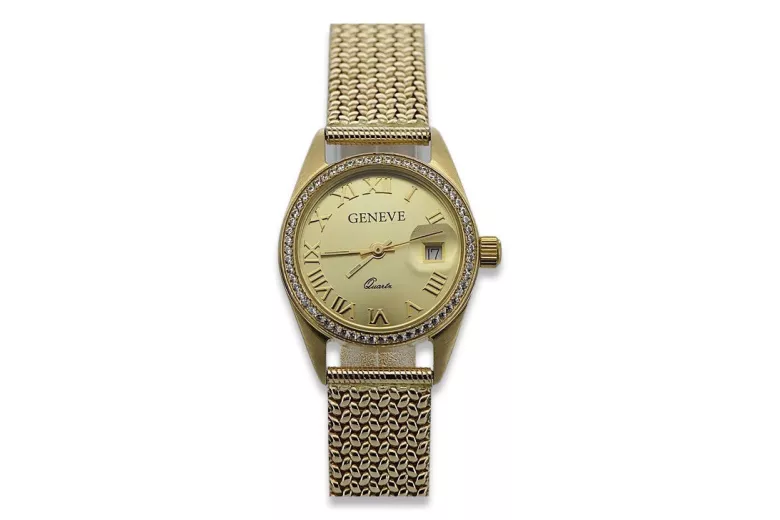 Montre homme en or Geneve ★ zlotychlopak.pl ★ Pureté de l&#39;or 585 333 Prix bas !