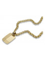 Colgante ★ de oro zlotychlopak.pl ★ Sello de oro 585 333 bajo precio