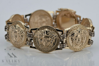 Браслет з жовтого рожевого золота ★ russiangold.com ★ Золото 585 333 Низька ціна