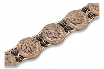 Armband aus Gelb-Roségold ★ russiangold.com ★ Gold 585 333 Niedriger Preis