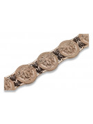 Yellow rose gold bracelet ★ russiangold.com ★ Gold 585 333 Low price