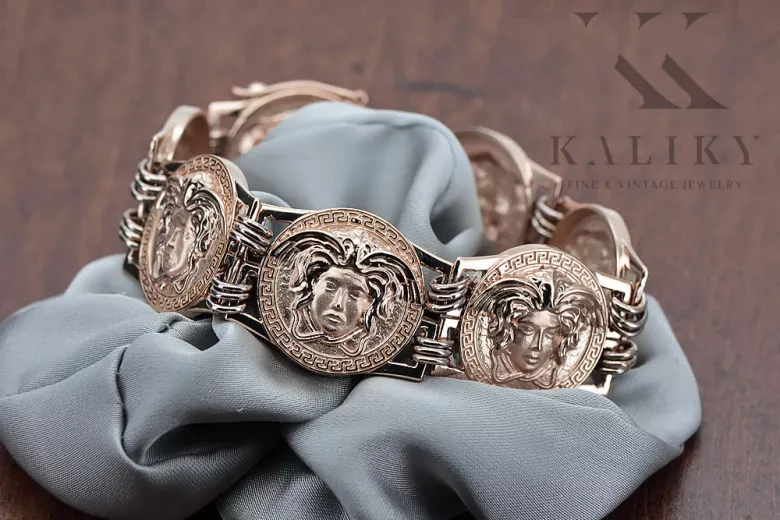 Yellow rose gold bracelet ★ russiangold.com ★ Gold 585 333 Low price