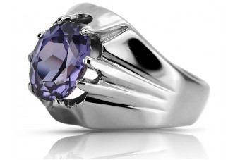 copy of Russischer sowjetischer Silber 925 Amethyst Ring vrc014s Vintage