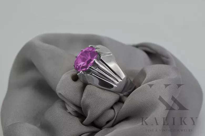 Rose soviétique russe 14k 585 or Alexandrite Ruby Emerald Sapphire Zircon ring vrc014