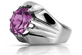 copy of Russischer sowjetischer Silber 925 Amethyst Ring vrc014s Vintage