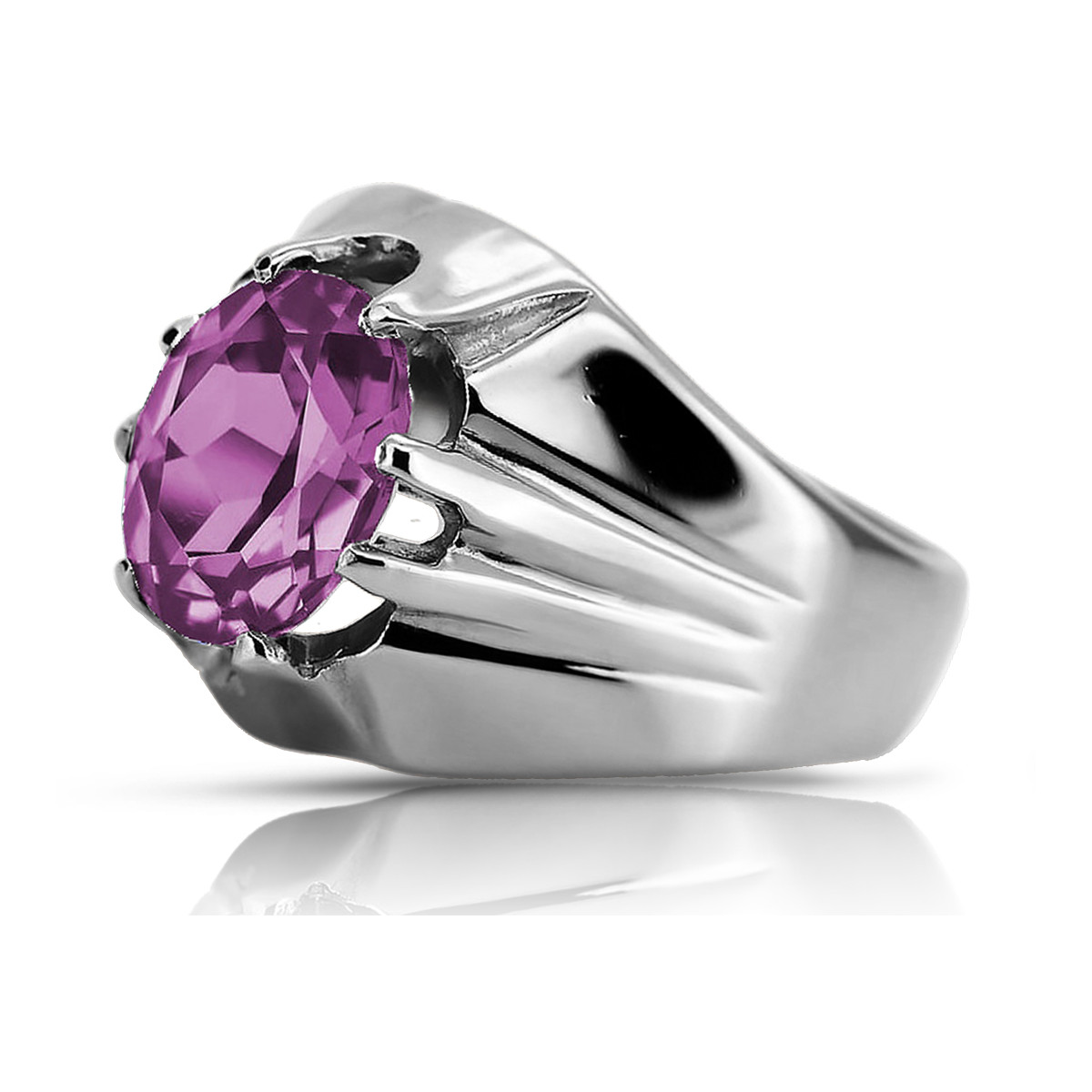 Rose soviétique russe 14k 585 or Alexandrite Ruby Emerald Sapphire Zircon ring vrc014