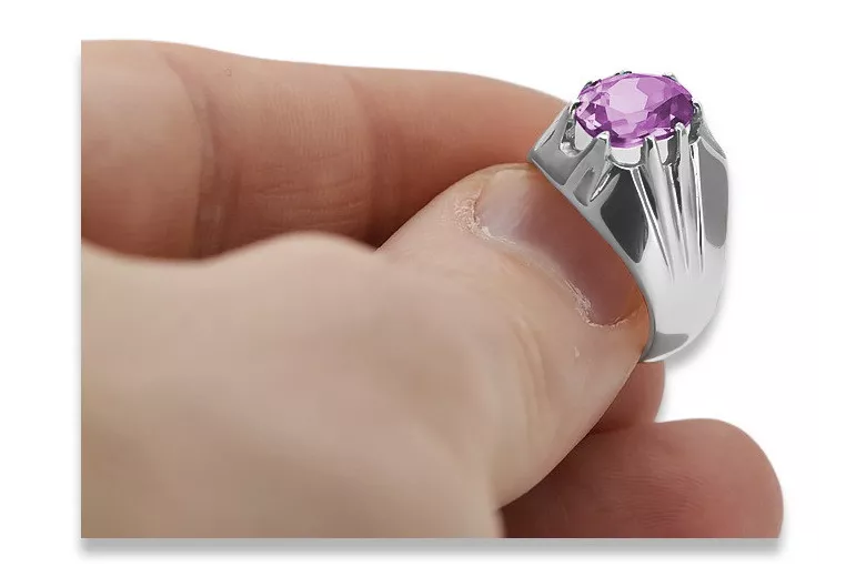 Rose soviétique russe 14k 585 or Alexandrite Ruby Emerald Sapphire Zircon ring vrc014