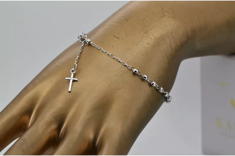 Yellow rose gold rosary bracelet★ russiangold.com ★ Gold 585 333 Low price