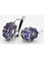 Vintage 925 Silver alexandrite earrings vec079s Vintage