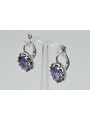 Vintage 925 Silver alexandrite earrings vec079s Vintage