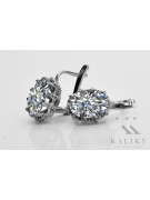 Russe soviétique 925 argent sterling Alexandrite Rubis Émeraude Saphir Aigue-marine Zircon ... Boucles d’oreilles VEC079S