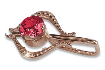 Pendentif en or rose soviétique russe