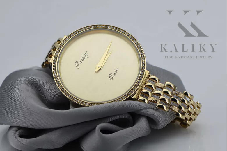 Reloj ★ de oro para damas zlotychlopak.pl Pureza de oro 585 333 ¡★ Precio bajo!