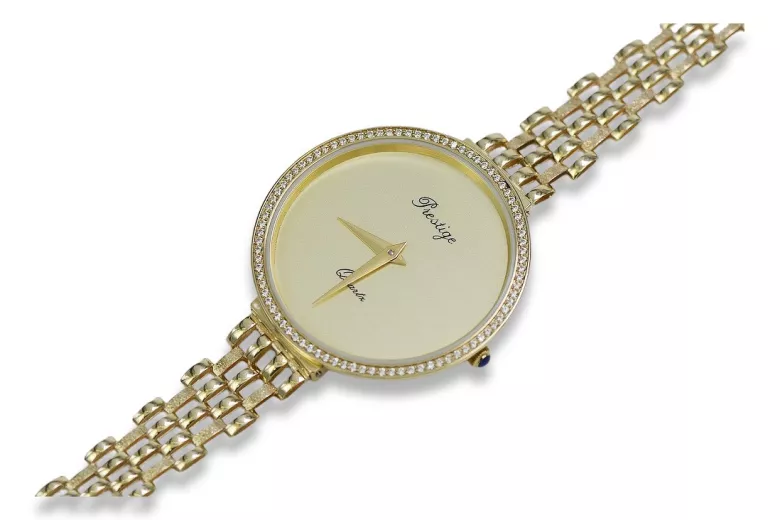 Gold ladies watch ★ zlotychlopak.pl ★ Gold purity 585 333 Low price!