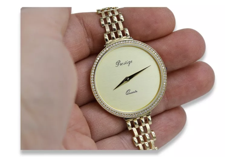 Gold ladies watch ★ zlotychlopak.pl ★ Gold purity 585 333 Low price!