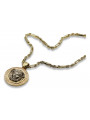 Gold pendant pendant ★ zlotychlopak.pl ★ Gold hallmark 585 333 low price