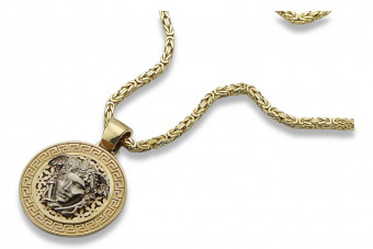 Colgante ★ de oro zlotychlopak.pl ★ Sello de oro 585 333 bajo precio