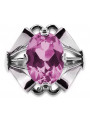 Rose soviétique russe 14k 585 or Alexandrite Ruby Emerald Sapphire Zircon ring vrc014