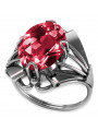 Russische sowjetische Rose 14 Karat 585 Gold Alexandrit Rubin Smaragd Saphir Zirkon Ring vrc014