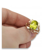 Russian Soviet rose 14k 585 gold Alexandrite Ruby Emerald Sapphire Zircon ring  vrc084