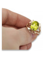 Russische sowjetische Rose 14 Karat 585 Gold Alexandrit Rubin Smaragd Saphir Zirkon Ring vrc084