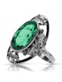 Rose soviétique russe 14k 585 or Alexandrite Ruby Emerald Sapphire Zircon ring vrc014