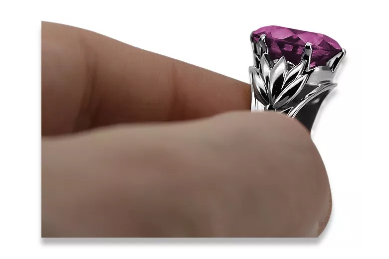 Rose soviétique russe 14k 585 or Alexandrite Ruby Emerald Sapphire Zircon ring vrc014