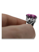 Russische sowjetische Rose 14 Karat 585 Gold Alexandrit Rubin Smaragd Saphir Zirkon Ring vrc014