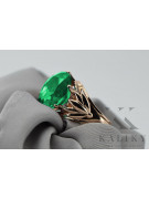 Russian Soviet rose 14k 585 gold Alexandrite Ruby Emerald Sapphire Zircon ring  vrc084