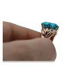 Russian Soviet rose 14k 585 gold Alexandrite Ruby Emerald Sapphire Zircon ring  vrc014