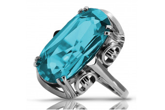 Rose soviétique russe 14k 585 or Alexandrite Ruby Emerald Sapphire Zircon ring vrc014