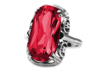 Rose soviétique russe 14k 585 or Alexandrite Ruby Emerald Sapphire Zircon ring vrc014