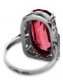 Rose soviétique russe 14k 585 or Alexandrite Ruby Emerald Sapphire Zircon ring vrc014