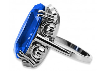 Руска съветска роза 14k 585 злато александрит рубин изумруд сапфир циркон пръстен vrc014