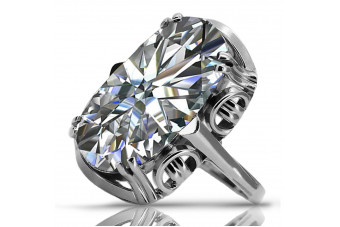 Російська радянська троянда, золото 585 проби, александрит, рубін, смарагд, сапфір, циркон, каблучка vrc014