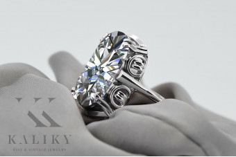 Руска съветска роза 14k 585 злато александрит рубин изумруд сапфир циркон пръстен vrc014