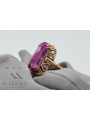 Rose soviétique russe 14k 585 or Alexandrite Ruby Emerald Sapphire Zircon ring vrc084