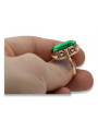 Russische sowjetische Rose 14 Karat 585 Gold Alexandrit Rubin Smaragd Saphir Zirkon Ring vrc084