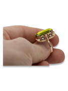 Russische sowjetische Rose 14 Karat 585 Gold Alexandrit Rubin Smaragd Saphir Zirkon Ring vrc014