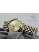 Gold men's watch Geneve ★ zlotychlopak.pl ★ Gold purity 585 333 Low Price!