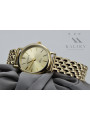 Gold men's watch Geneve ★ zlotychlopak.pl ★ Gold purity 585 333 Low Price!