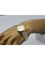 Gold men's watch Geneve ★ zlotychlopak.pl ★ Gold purity 585 333 Low Price!