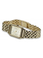 Gold men's watch Geneve ★ zlotychlopak.pl ★ Gold purity 585 333 Low Price!