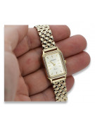 Gold men's watch Geneve ★ zlotychlopak.pl ★ Gold purity 585 333 Low Price!