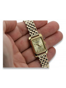 Goldene Herrenuhr Geneve ★ zlotychlopak.pl ★ Gold Reinheit 585 333 Niedriger Preis!