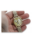 Goldene Herrenuhr Geneve ★ zlotychlopak.pl ★ Gold Reinheit 585 333 Niedriger Preis!