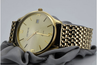 Reloj italiano de oro amarillo para hombre mw063y